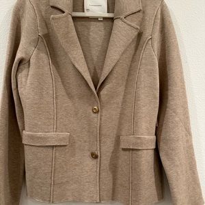 Anthropologie sweater blazer